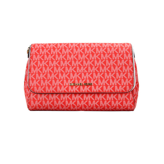 Michael Kors Jet Set Medium Dark Sangria Convertible Pouchette
